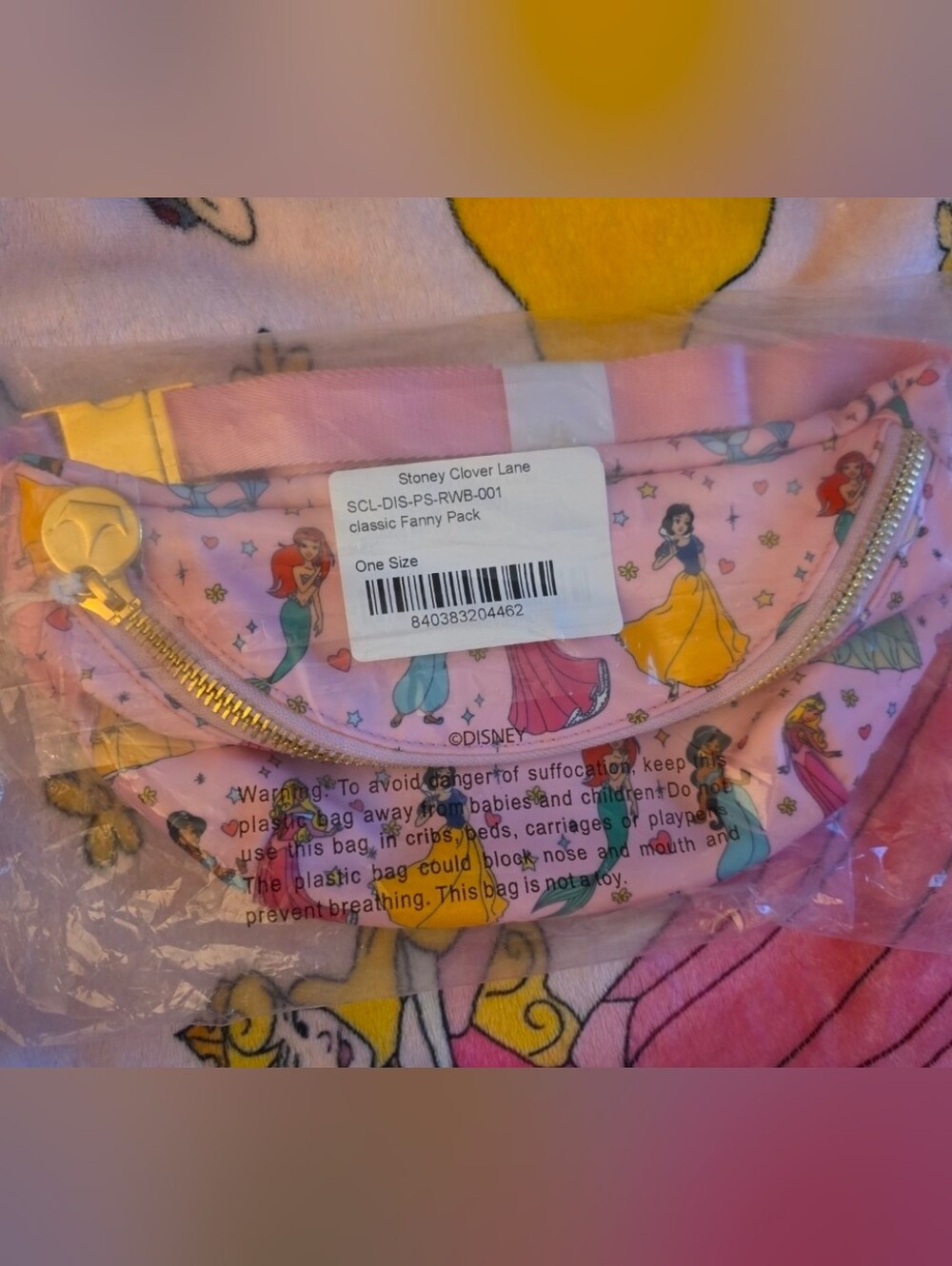 Stoney Clover X Disney OG Princess Regular Fanny NWT